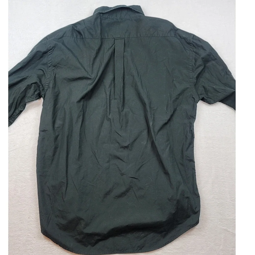 Polo Ralph Lauren Blake Shirt Mens XL Black Cotton Button Down Long Sleeve Pony
